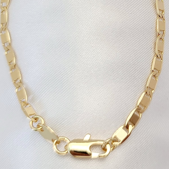 18k GF baby boy logo bracelet. New - Picture 6 of 8